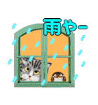 鳥猫戯画 【夏】（個別スタンプ：21）