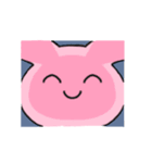病んだピンクのうさぎさん（個別スタンプ：7）