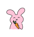 病んだピンクのうさぎさん（個別スタンプ：13）