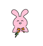 病んだピンクのうさぎさん（個別スタンプ：14）