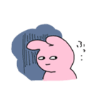 病んだピンクのうさぎさん（個別スタンプ：18）