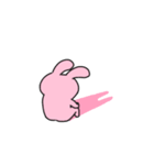 病んだピンクのうさぎさん（個別スタンプ：23）