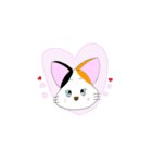 ハッピーキャットのかわいいスタンプ（個別スタンプ：7）