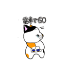 ハッピーキャットのかわいいスタンプ（個別スタンプ：16）