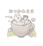微笑みを浮かべる生物（個別スタンプ：11）