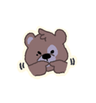 【新】ツキノワグマの日常（個別スタンプ：5）