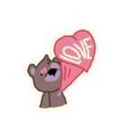 【新】ツキノワグマの日常（個別スタンプ：7）