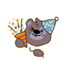 【新】ツキノワグマの日常（個別スタンプ：11）