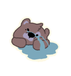 【新】ツキノワグマの日常（個別スタンプ：15）