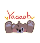 【新】ツキノワグマの日常（個別スタンプ：18）