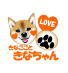 柴犬あずきなちゃんのラインスタンプだよ。（個別スタンプ：6）