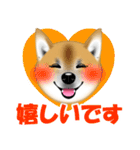 柴犬あずきなちゃんのラインスタンプだよ。（個別スタンプ：10）