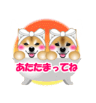 柴犬あずきなちゃんのラインスタンプだよ。（個別スタンプ：28）