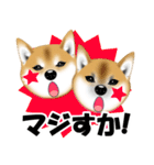 柴犬あずきなちゃんのラインスタンプだよ。（個別スタンプ：32）