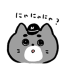 【修正版】スノーボーダーねこくん1（個別スタンプ：19）