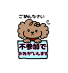 手書き風トイプー犬❤️BOY 日常・仕事（個別スタンプ：28）