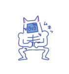 猫ムキマッチョ（個別スタンプ：4）
