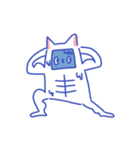 猫ムキマッチョ（個別スタンプ：5）