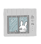 うさぎスタンプ 夏（個別スタンプ：22）