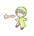 男の子と女の子の日常ー！（個別スタンプ：3）