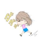 男の子と女の子の日常ー！（個別スタンプ：9）