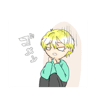 男の子と女の子の日常ー！（個別スタンプ：17）