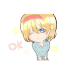 男の子と女の子の日常ー！（個別スタンプ：21）