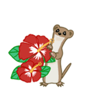 夏毛のイイズナくん 夏ver.（個別スタンプ：7）