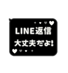 動く背景⬛LINEフキダシ❻⬛【ピンク】（個別スタンプ：22）