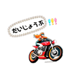 おしゃれバイク女子のスタンプ（個別スタンプ：21）