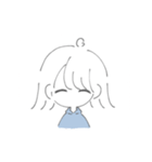 ゆる手描きおんなのこ（個別スタンプ：2）