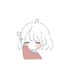 ゆる手描きおんなのこ（個別スタンプ：5）