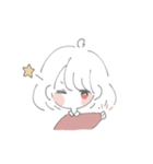 ゆる手描きおんなのこ（個別スタンプ：8）