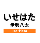 名松線の駅名スタンプ（個別スタンプ：4）