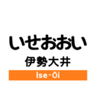 名松線の駅名スタンプ（個別スタンプ：7）