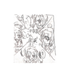 小学生の時に描いた漫画スタンプ（個別スタンプ：9）