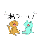 トカゲとカエル（個別スタンプ：37）
