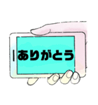 小.中.高生→ 親.友達①便利に使える大文字（個別スタンプ：33）