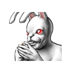 表情全開13-15 ウサギ猛 喫煙者用 プレーン（個別スタンプ：17）