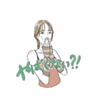 推しが尊い♪感情豊かな女の子スタンプ（個別スタンプ：5）