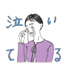 推しが尊い♪感情豊かな女の子スタンプ（個別スタンプ：13）