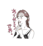 推しが尊い♪感情豊かな女の子スタンプ（個別スタンプ：23）