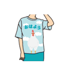 使える！面白Tシャツ【日常1】（個別スタンプ：37）