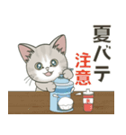 元気に夏スタンプ！【仔猫のぽんにゃん】（個別スタンプ：5）