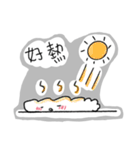 ポップ くも -文字2（個別スタンプ：34）