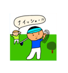 ゴルフ人間⛳️（個別スタンプ：28）