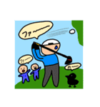 ゴルフ人間⛳️（個別スタンプ：30）