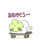 お花とスケボー（個別スタンプ：4）