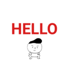 ちょっと悪そうな男の子スタンプ（個別スタンプ：34）