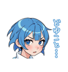 蒼髪のあおいちゃん（個別スタンプ：8）
